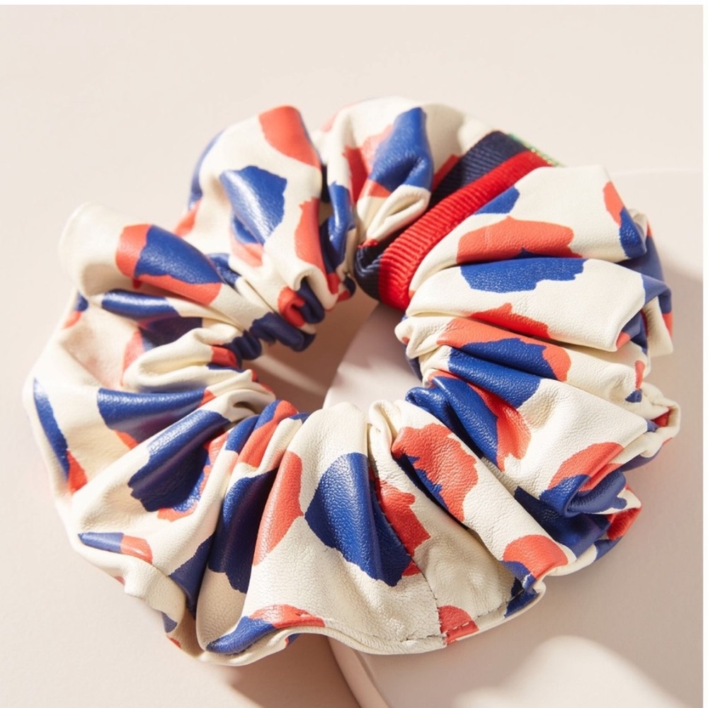 {Anthropologie} Clare V. Leather Scrunchie Bundle NWT